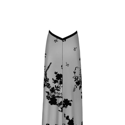 F312 langes Kleid aus Netzmaterial - 3XL-1