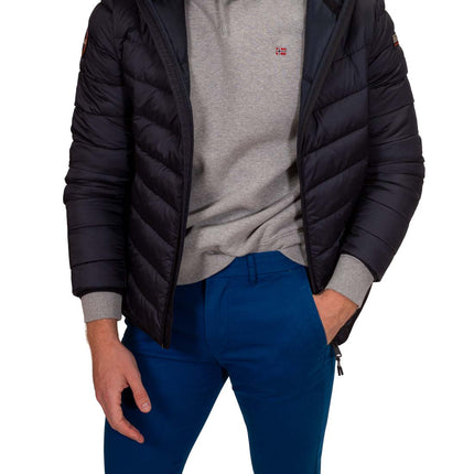 NAPAPIJRI - Men's winter Balis Hood sweatshirt  - Size XL-23