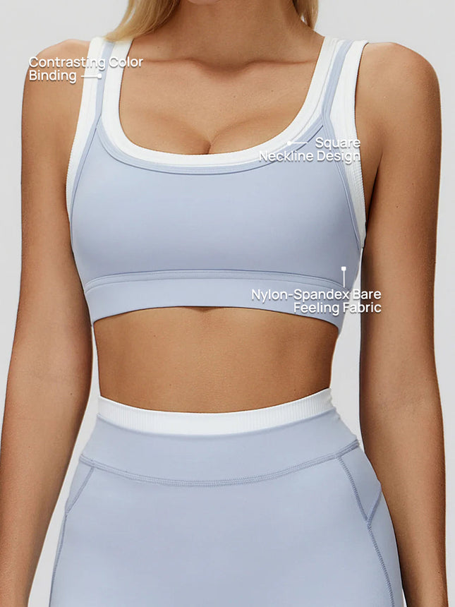 NakedFeel Dual-Layer Ribbed Bra-1