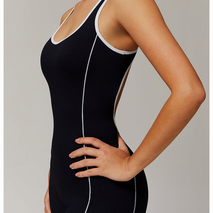 Hollow Back Onesie-3