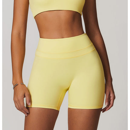 High-Rise Yoga Shorts-0