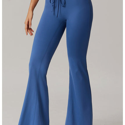 High-Waist Lift Flared Yoga Pants-3