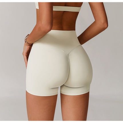 High-Waist Sculpting Yoga Shorts-1