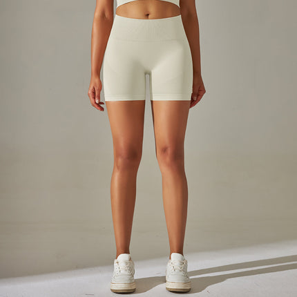Solid Color Tight Shorts-1