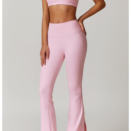 Sculpting High-Waist Flared Yoga Pants-1