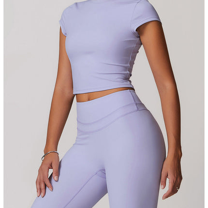 Cut-Out Back Yoga Tee-4