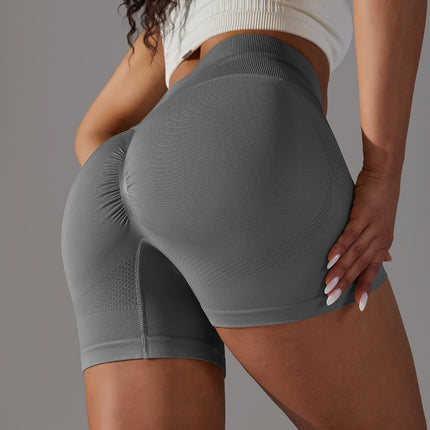 High Waist Scrunch Bum Shorts-6