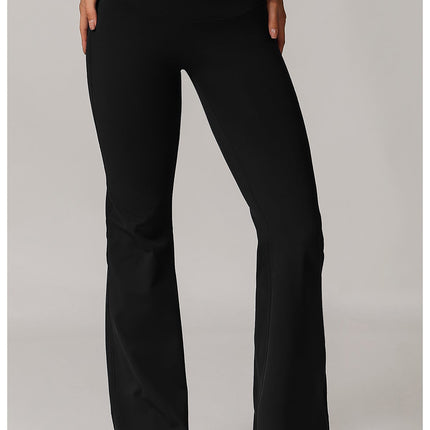 Fitted Flared Yoga Pants-7