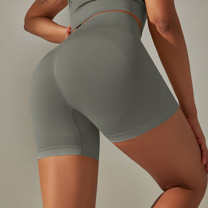 Solid Color Tight Shorts-7