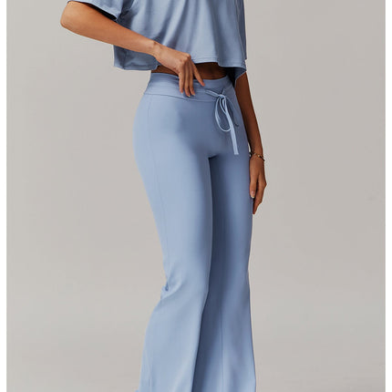 High-Waist Lift Flared Yoga Pants-1