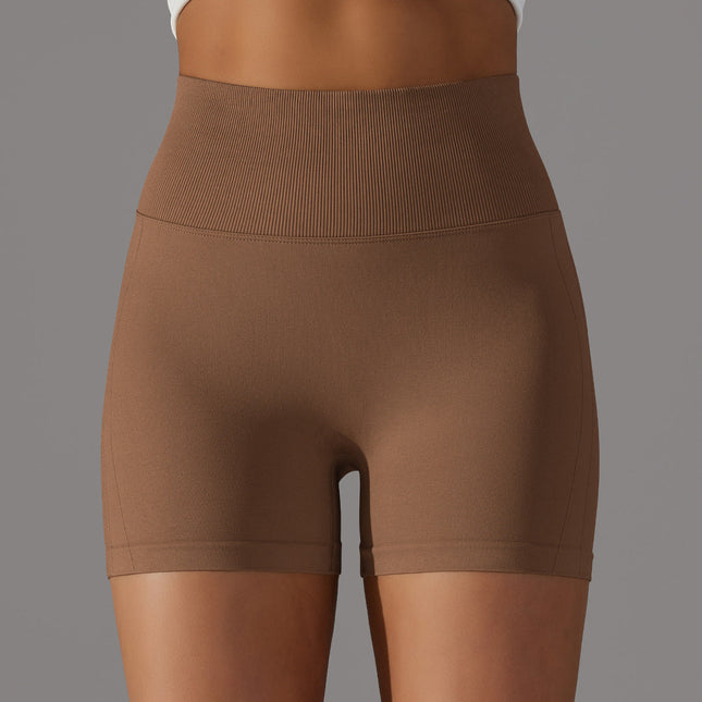 High Waist Scrunch Bum Shorts-1