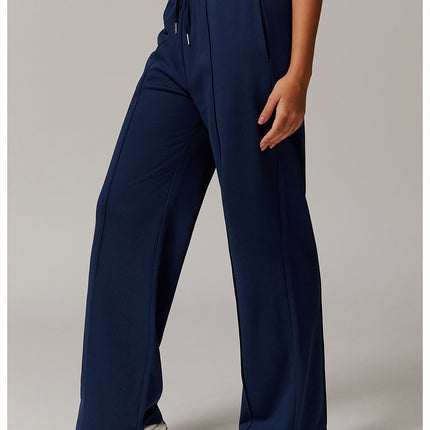 High-Waist Relaxed Straight Leg Joggers-4