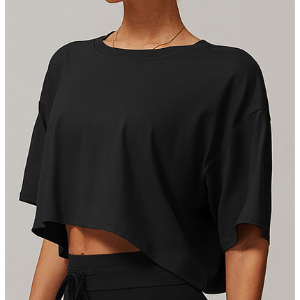 Loose Fit Cropped T-Shirt-6