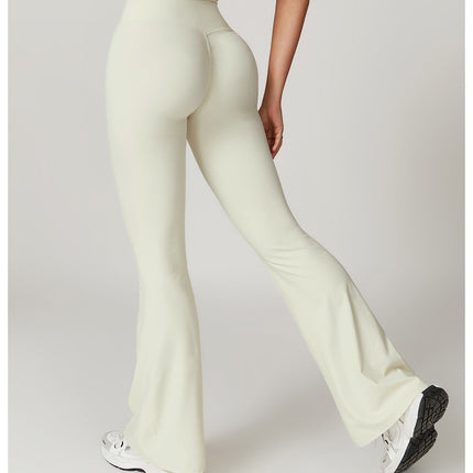 Eco-Chic Crossover Flared Pants-2