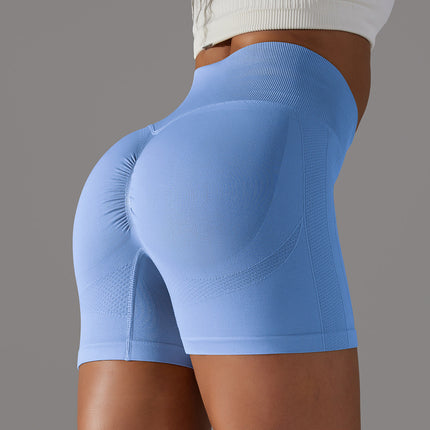High Waist Scrunch Bum Shorts-8