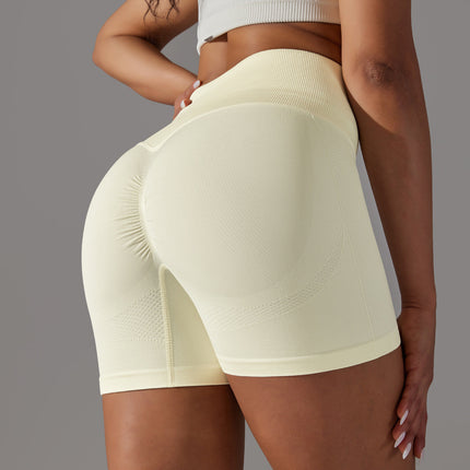 High Waist Scrunch Bum Shorts-5