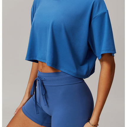 Loose Fit Cropped T-Shirt-4