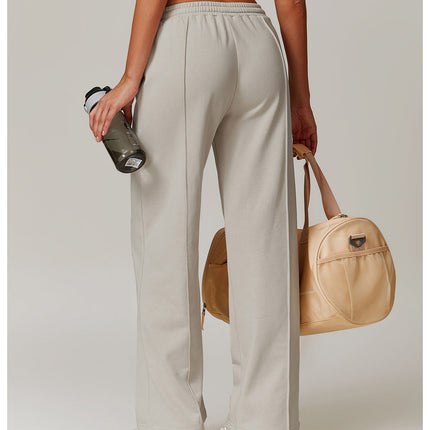 High-Waist Relaxed Straight Leg Joggers-1