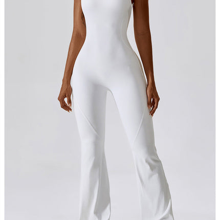 Sleeveless Flared Jumpsuit-6