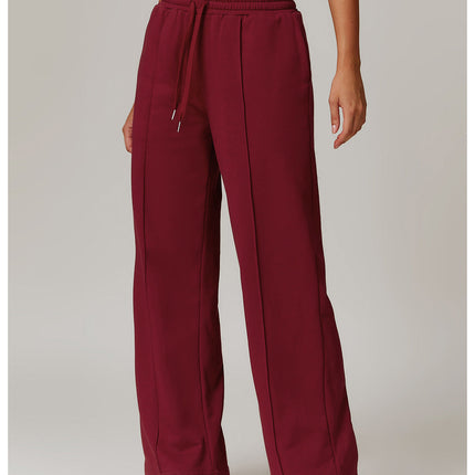 High-Waist Relaxed Straight Leg Joggers-5