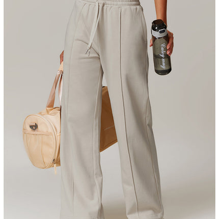 High-Waist Relaxed Straight Leg Joggers-0