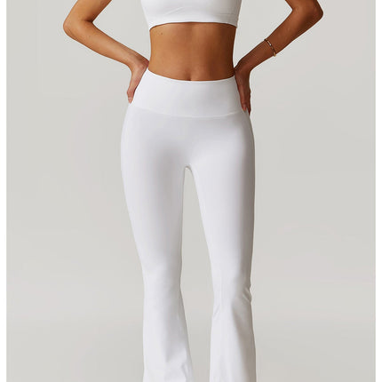 Sculpting High-Waist Flared Yoga Pants-6
