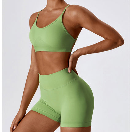 Crossback Strappy Sports Bra-4