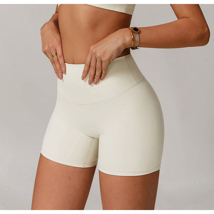 High-Waist Sculpting Yoga Shorts-0