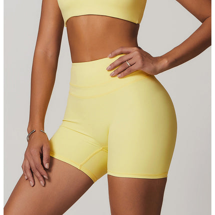 High-Rise Yoga Shorts-1