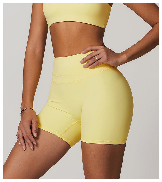 High-Rise Yoga Shorts-1