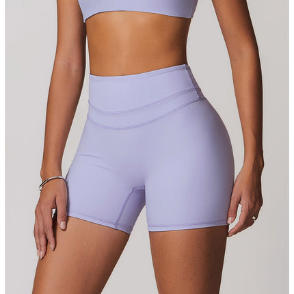 High-Rise Yoga Shorts-4