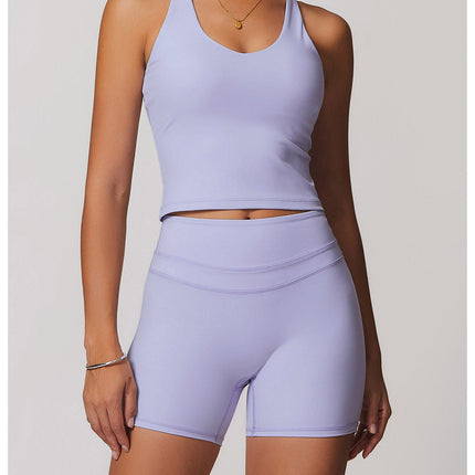 Cross-Back Yoga Tank-3