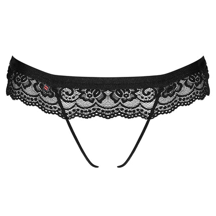 854-PAC-1 Open thong black - L/XL
