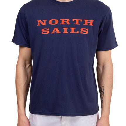NORTH SAILS - Men's T-shirt with graphic logo  - Size 3XL-5
