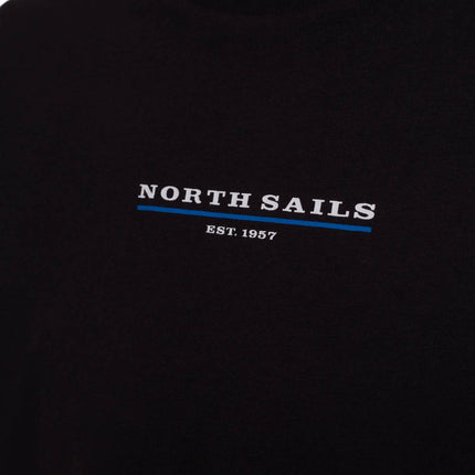 NORTH SAILS - Men's T-shirt with linear logo  - Size 3XL-8