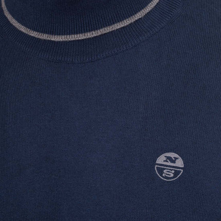 NORTH SAILS - Men's turtleneck pullover in cotton and cashmere blend  - Size XL-0