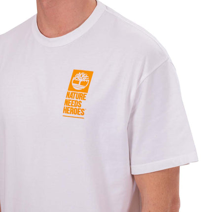 TIMBERLAND - Men's T-shirt with contrasting NNH print-2