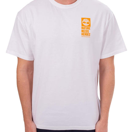 TIMBERLAND - Men's T-shirt with contrasting NNH print-1