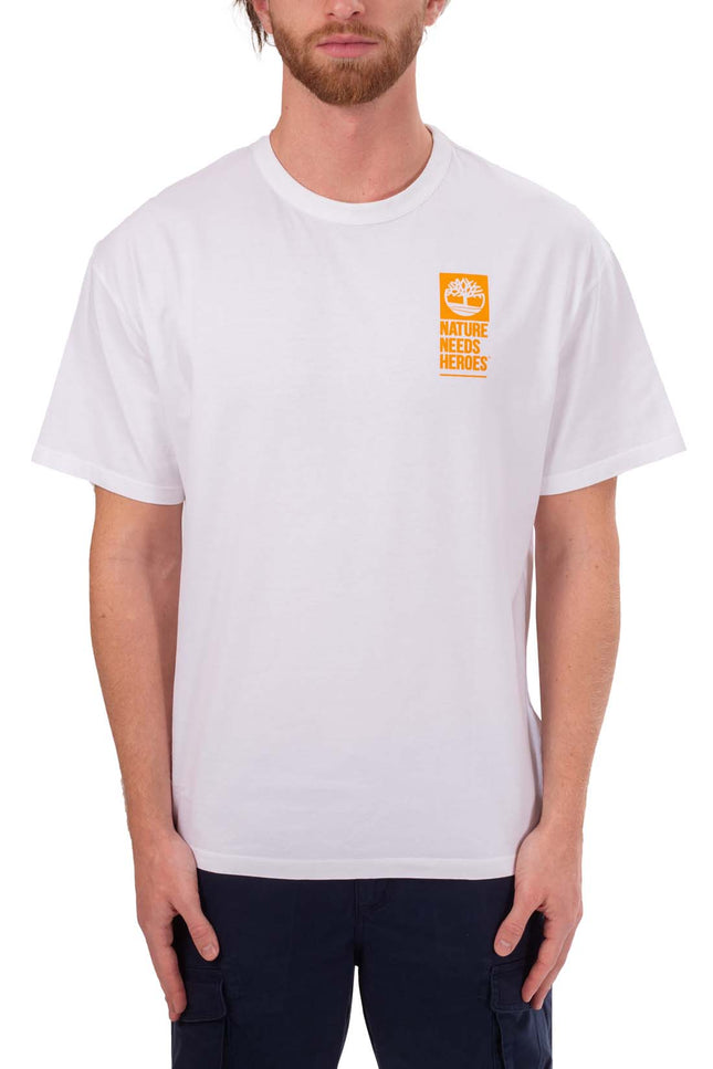 TIMBERLAND - Men's T-shirt with contrasting NNH print-1