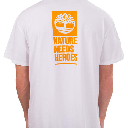 TIMBERLAND - Men's T-shirt with contrasting NNH print-3