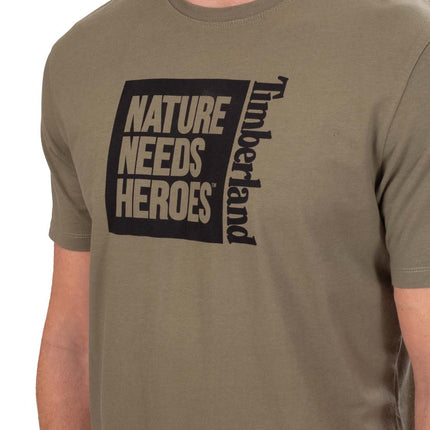 TIMBERLAND - Men's Nature Needs Heroes T-shirt  - Size XL-20