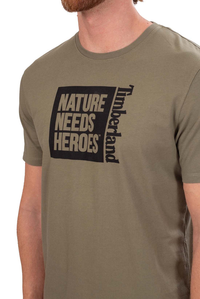 TIMBERLAND - Men's Nature Needs Heroes T-shirt  - Size XL-20
