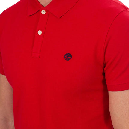 TIMBERLAND - Men's basic slim polo shirt with logo  - Size XXL-8