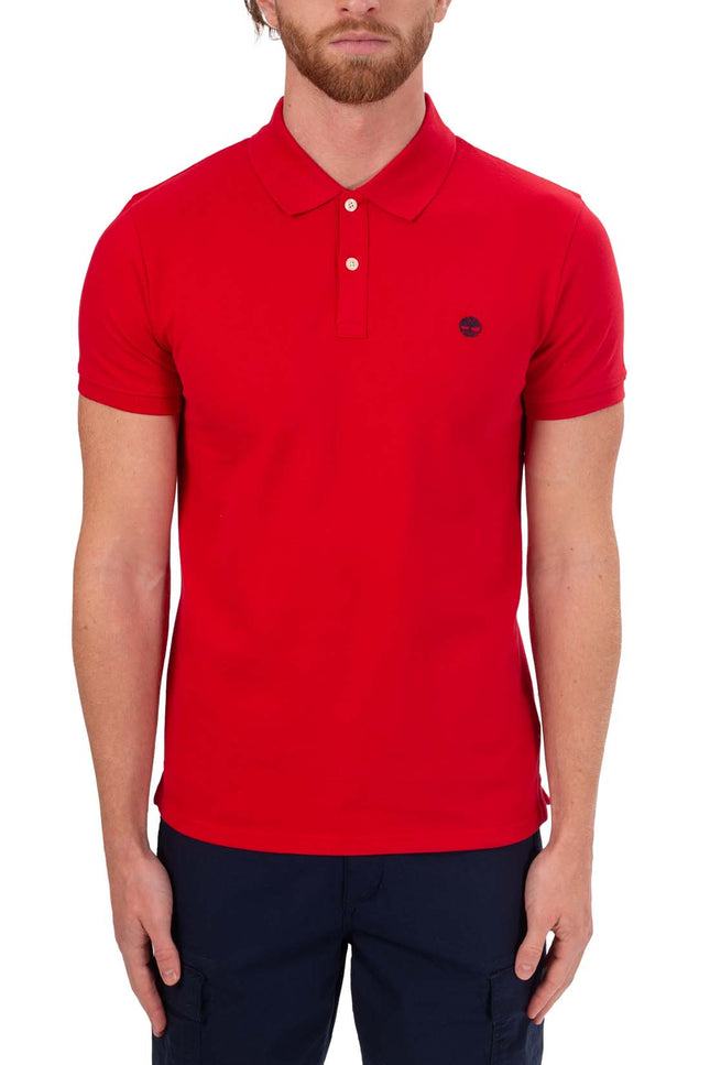 TIMBERLAND - Men's basic slim polo shirt with logo  - Size XXL-1
