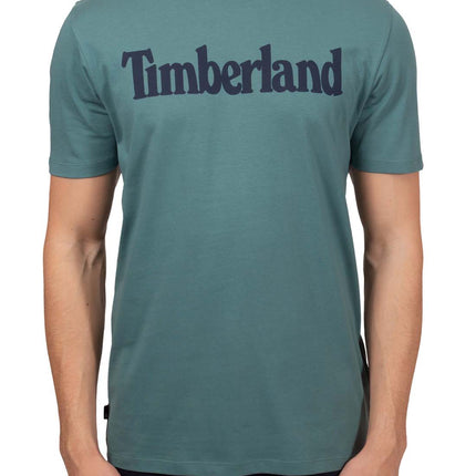 TIMBERLAND -Men's linear logo T-shirt - Size XL-52