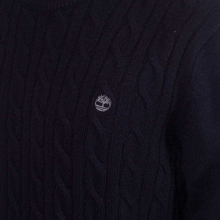 TIMBERLAND - Men's cable logo sweater - Size S-2