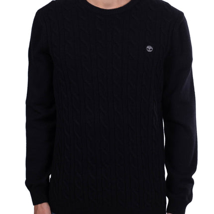 TIMBERLAND - Men's cable logo sweater - Size S-3