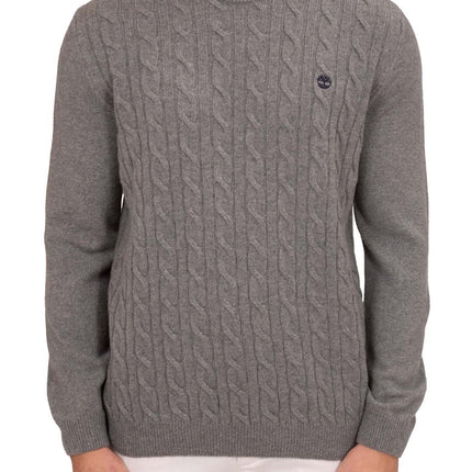 TIMBERLAND - Men's cable logo sweater - Size S-19