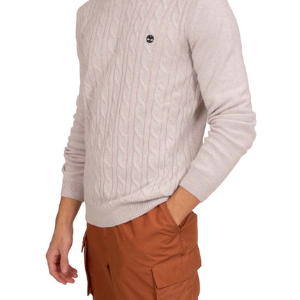 TIMBERLAND - Men's cable logo sweater - Size S-13