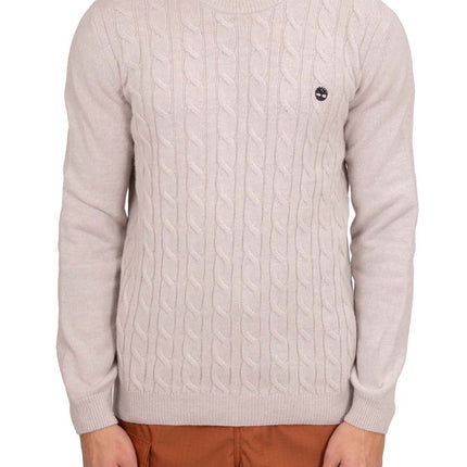TIMBERLAND - Men's cable logo sweater - Size S-7